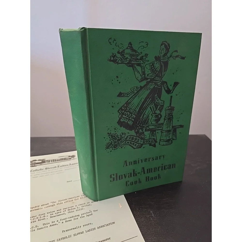 Vintage 60th Anniversary Slovak-American Cook Book 1892-1952 Catholic Recipes